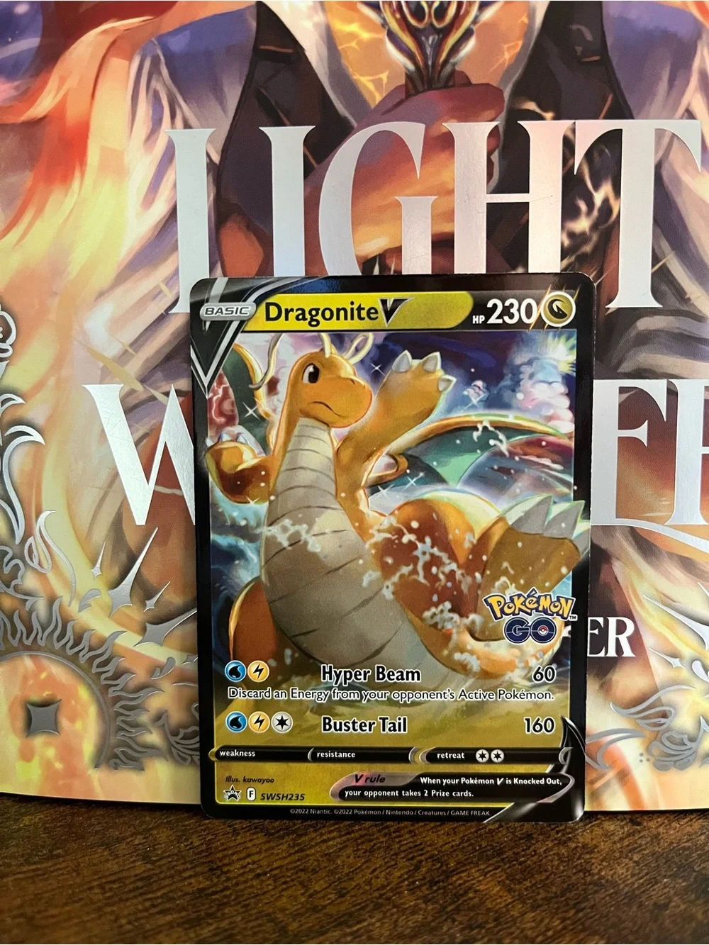 Dragonite V Pokemon Sword & Shield Promo Card SWSH235